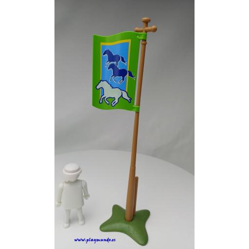 PLAYMOBIL BANDERA CABALLOS [1]