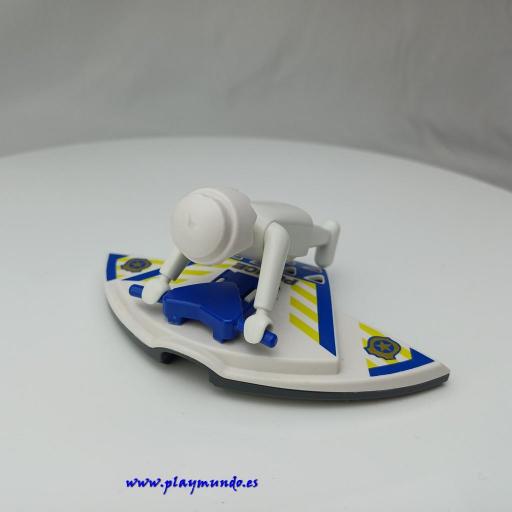 PLAYMOBIL AERODESLIZADOR POLICIA [1]