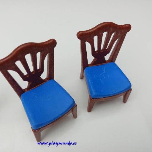 PLAYMOBIL 2 SILLAS MOBILIARIO MOD17 (leer descripcion) [1]