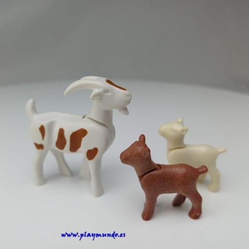 PLAYMOBIL CABRA CON CRIAS  ANIMALES GRANJA [1]
