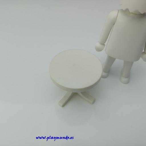 PLAYMOBIL MESA BAJA BLANCA MOBILIARIO  mod099 [1]