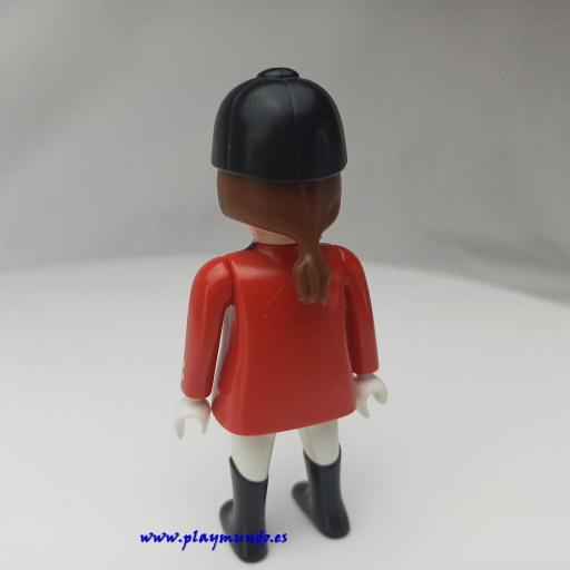 PLAYMOBIL JINETE HIPICA MUJER  MUÑECO CLICK  MOD262 [1]