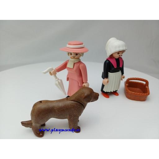 PLAYMOBIL 5500 ABUELA Y SIRVIENTA  (AÑO 1991) [2]