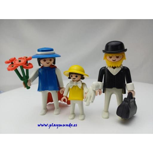PLAYMOBIL 3365 FAMILIA OESTE WESTERN VICTORIANA (AÑO 1985 - 1988)