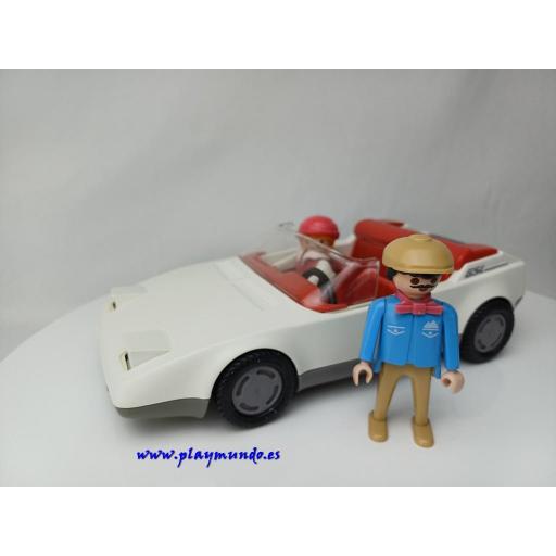 PLAYMOBIL 3758 COCHE DEPORTIVO (AÑO 1987 -1992) [0]