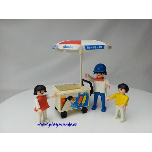 PLAYMOBIL 3563 CARRITO HELADOS (AÑO 1983 - 1992) [0]