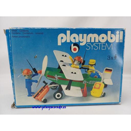 PLAYMOBIL 3246 BIPLANO PEGASUS (AÑO 1977) [0]
