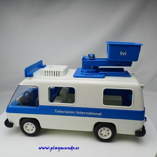 PLAYMOBIL 3530 FURGONETA CON EQUIPO TELEVISION INTERNATIONAL (AÑO 1979 - 1985) [2]