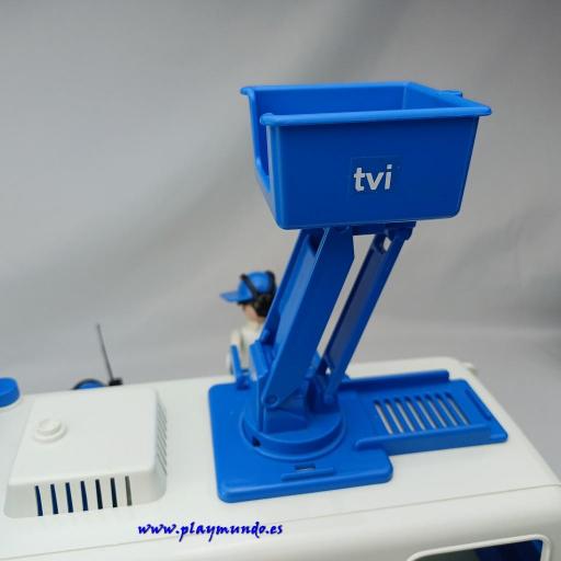 PLAYMOBIL 3530 FURGONETA CON EQUIPO TELEVISION INTERNATIONAL (AÑO 1979 - 1985) [3]