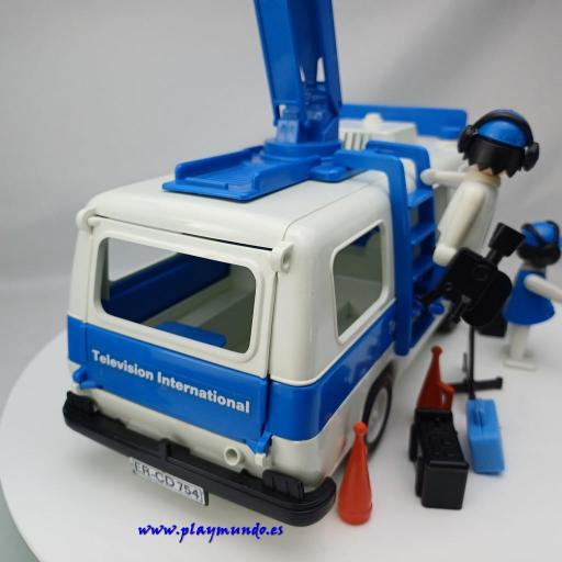 PLAYMOBIL 3530 FURGONETA CON EQUIPO TELEVISION INTERNATIONAL (AÑO 1979 - 1985) [4]