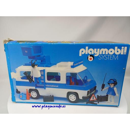 PLAYMOBIL 3530 FURGONETA CON EQUIPO TELEVISION INTERNATIONAL (AÑO 1979 - 1985) [7]