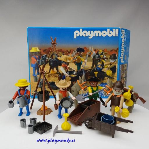 PLAYMOBIL 3747 BUSCADORES DE ORO OESTE (AÑO 1987 - 1994) [1]