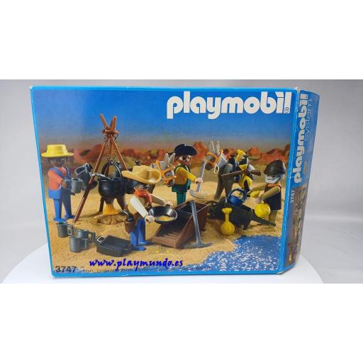 PLAYMOBIL 3747 BUSCADORES DE ORO OESTE (AÑO 1987 - 1994) [4]