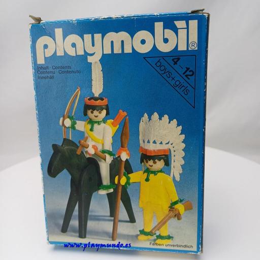 PLAYMOBIL 3580 INDIOS DEL OESTE WESTERN (AÑO 1980 - 1990) [4]