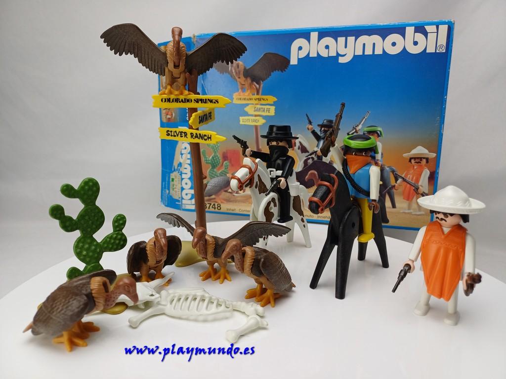 PLAYMOBIL 3748 BANDIDOS OESTE WESTERN (AÑO 1988 -1994)