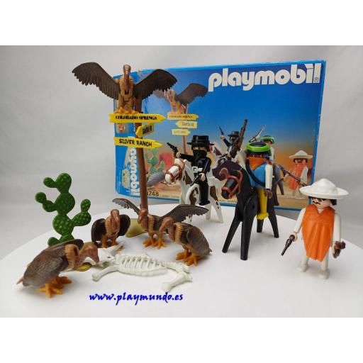 ​PLAYMOBIL 3748 BANDIDOS OESTE WESTERN (AÑO 1988 -1994)