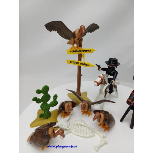 ​PLAYMOBIL 3748 BANDIDOS OESTE WESTERN (AÑO 1988 -1994) [2]