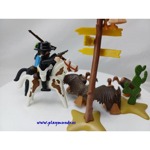 ​PLAYMOBIL 3748 BANDIDOS OESTE WESTERN (AÑO 1988 -1994) [3]
