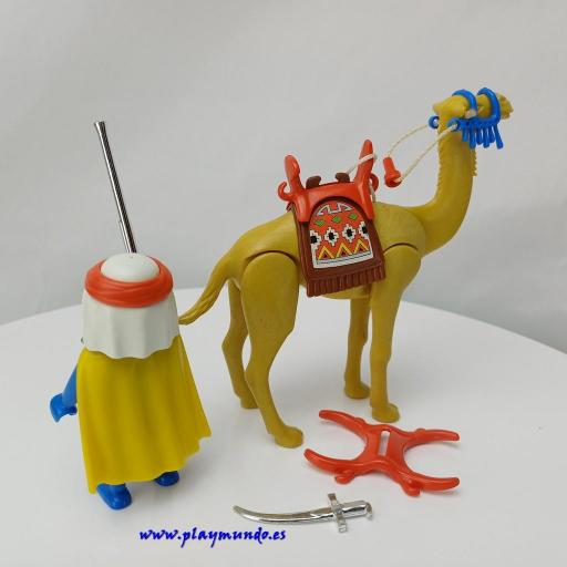 PLAYMOBIL 3586 ARABE BEDUINO CON CAMELLO {1980 - 1988) [3]