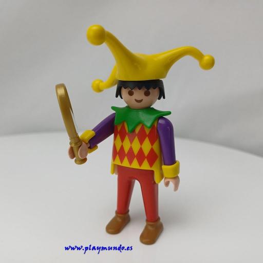 PLAYMOBIL 4610 ARLEQUIN BUFON JUGLAR MEDIEVAL (AÑO 2003-2004) [0]