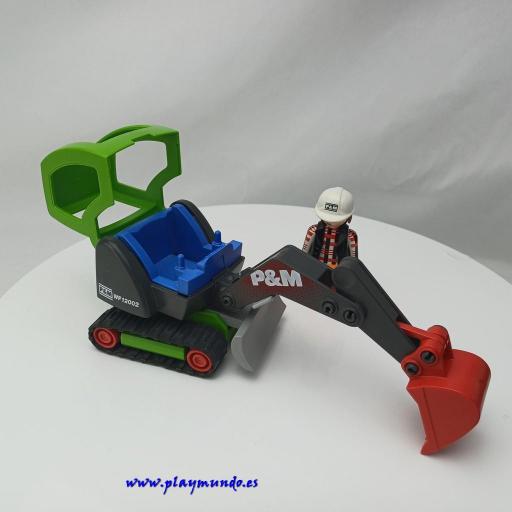 PLAYMOBIL 3279 MINI EXCAVADORA (AÑO 2003) [2]