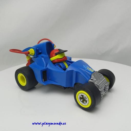 PLAYMOBIL  4181 COCHE MINIRACER AZUL (AÑO 2007) [0]