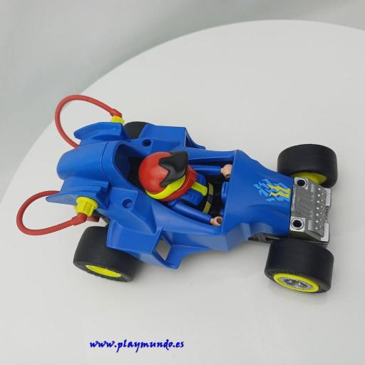 PLAYMOBIL  4181 COCHE MINIRACER AZUL (AÑO 2007) [1]