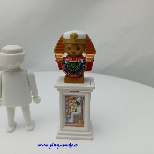PLAYMOBIL BUSTO Y PEDESTAL EGIPCIO [0]