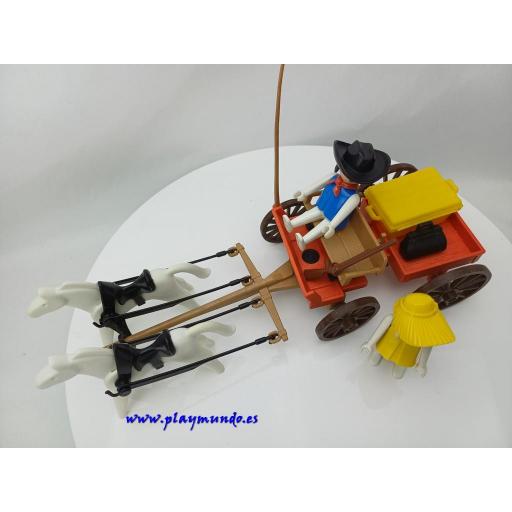 PLAYMOBIL 3587 CARRETA DEL OESTE (AÑO 1983 - 1987) [1]