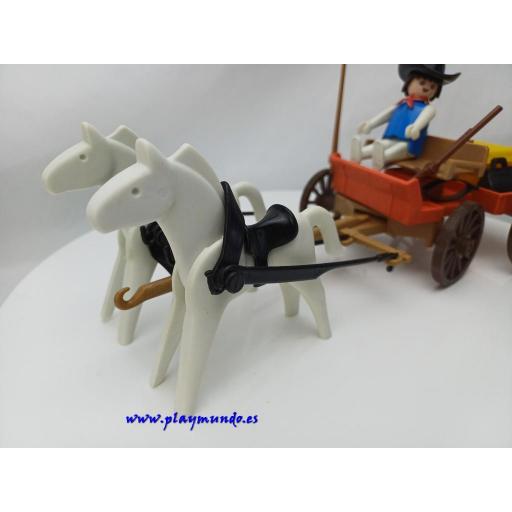 PLAYMOBIL 3587 CARRETA DEL OESTE (AÑO 1983 - 1987) [2]