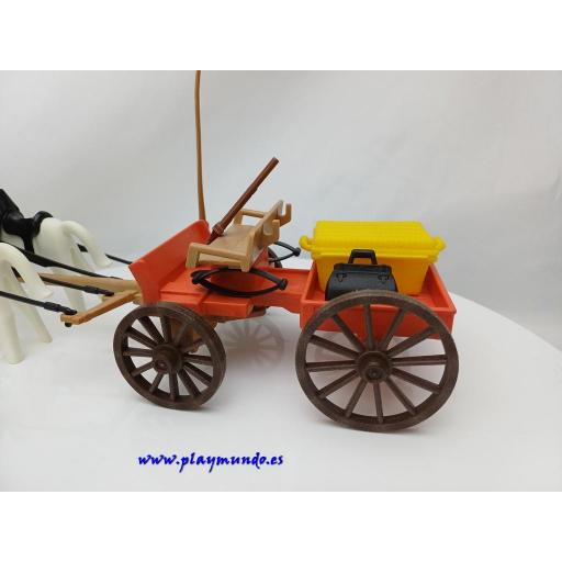 PLAYMOBIL 3587 CARRETA DEL OESTE (AÑO 1983 - 1987) [3]