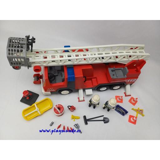 PLAYMOBIL  3182 CAMION DE BOMBEROS (AÑO 2002) Con luces. [1]