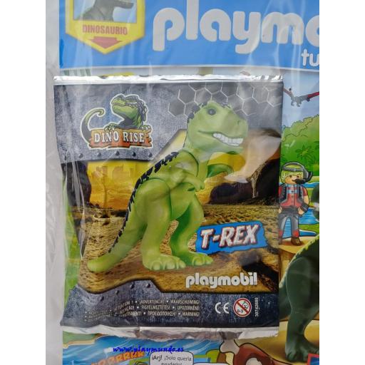 PLAYMOBIL REVISTA BLUE Nº84  DINOSAURIO T-REX (ENERO 2026)  [1]
