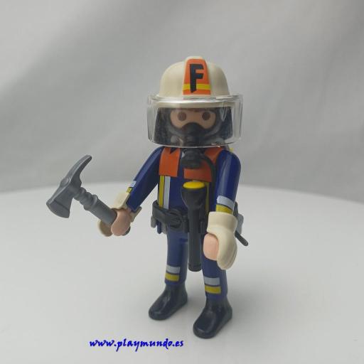 PLAYMOBIL MUÑECO CLICK BOMBERO OBRAS OTROS  MOD259