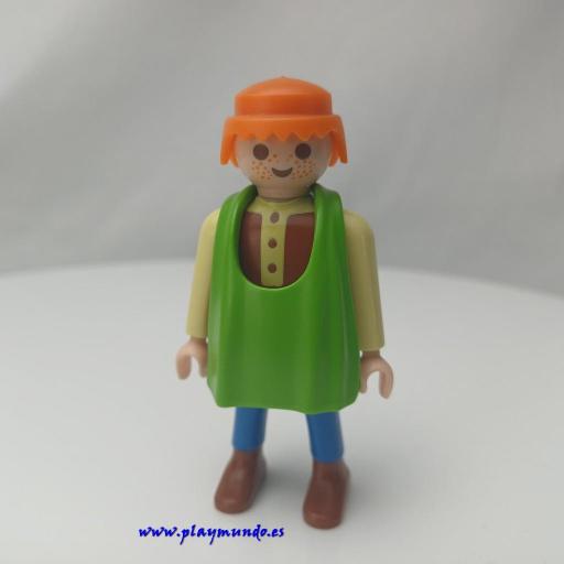 PLAYMOBIL MUÑECO CLICK PERSONAJE MEDIEVAL PIRATA mod602