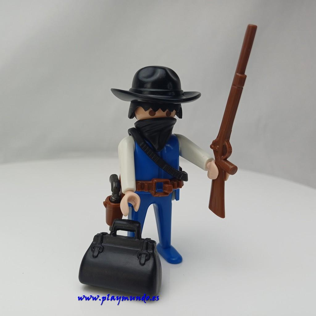 PLAYMOBIL 3383 BANDIDO DEL OESTE (AÑO 1986 - 1994)