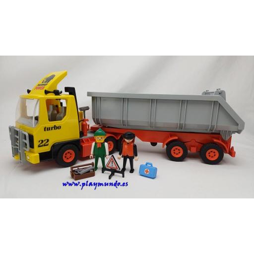 PLAYMOBIL 3141 CAMION VOLQUETE ( AÑO 1986 - 2002)