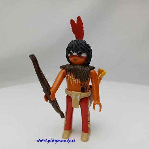 PLAYMOBIL MUÑECO CLICK  INDIO OESTE WESTERN MOD095 [0]