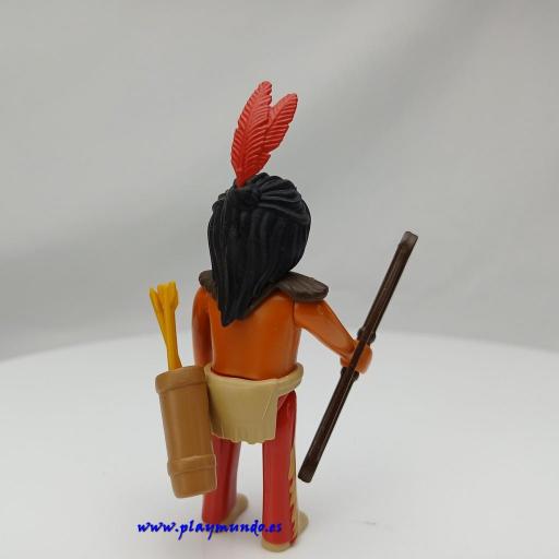 PLAYMOBIL MUÑECO CLICK  INDIO OESTE WESTERN MOD095 [1]