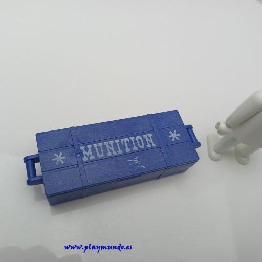 PLAYMOBIL BAUL COFRE OESTE WESTERN PARA ARMAS FUSILES [1]