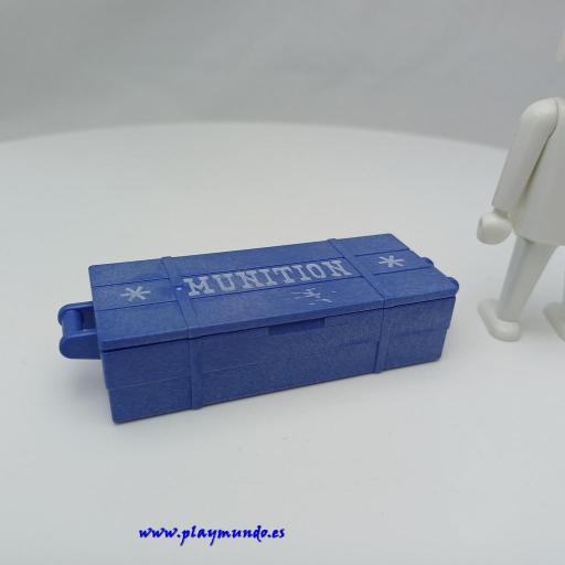 PLAYMOBIL BAUL COFRE OESTE WESTERN PARA ARMAS FUSILES [0]