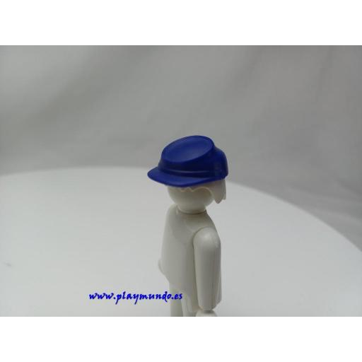 PLAYMOBIL SOMBRERO AZUL SOLDADO NORDISTA OESTE WESTERN [1]