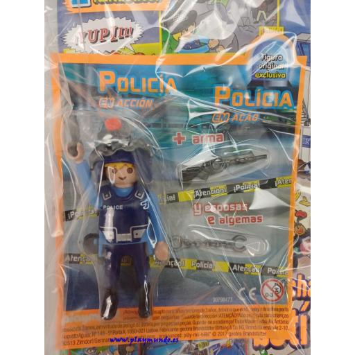 PLAYMOBIL REVISTA BLUE Nº24  POLICIA EN ACCION  (OCTUBRE 2017)  [1]