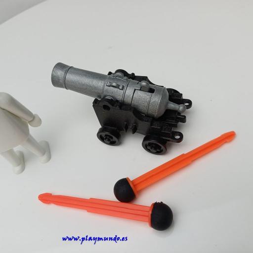 PLAYMOBIL CAÑON MEDIEVAL PIRATA ARMAS MOD12 [2]