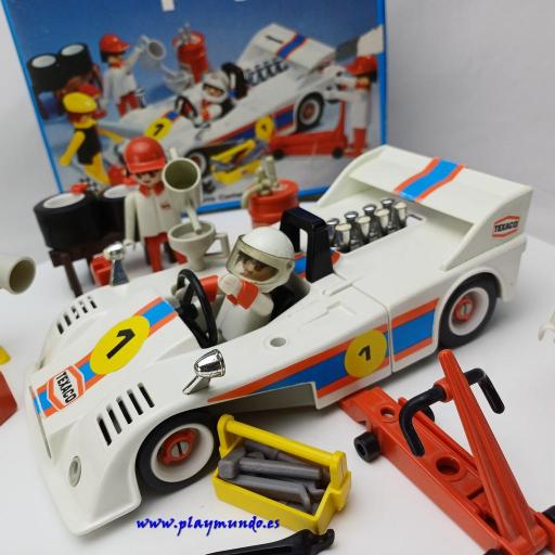 PLAYMOBIL 3520 COCHE DE CARRERAS EQUIPO (AÑO 1979) [1]