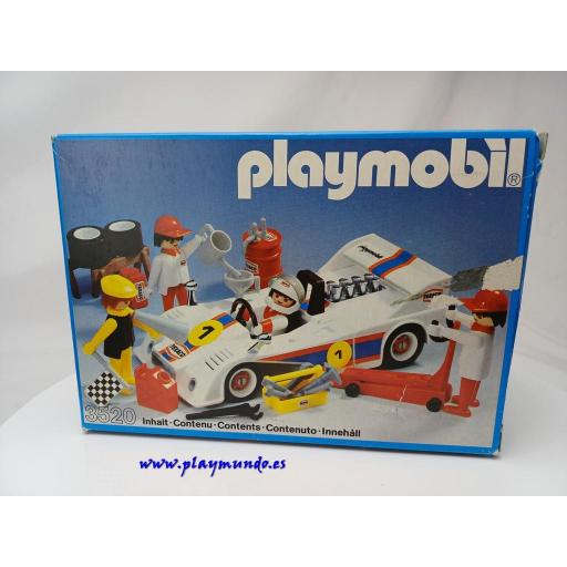 PLAYMOBIL 3520 COCHE DE CARRERAS EQUIPO (AÑO 1979) [4]