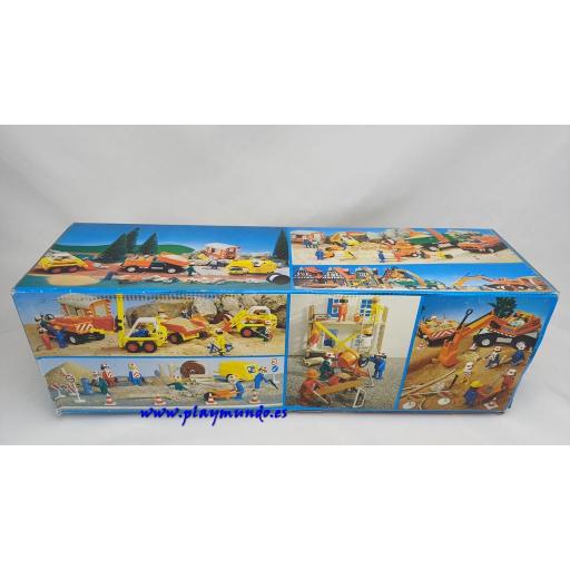 PLAYMOBIL 3474 TRABAJADORES CON CAMION Y REMOLQUE (AÑO 1983) [6]