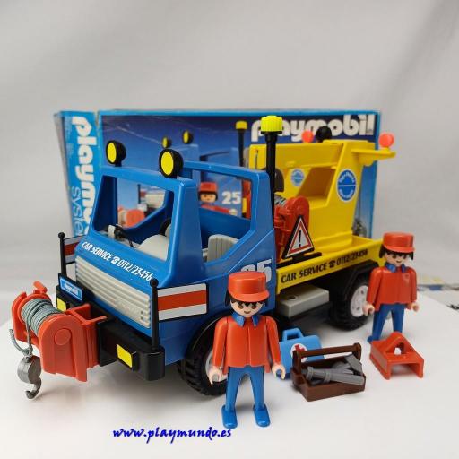 PLAYMOBIL 3453 CAMION GRUA SERVICIO TALLER (AÑO 1986 - 1992) [1]