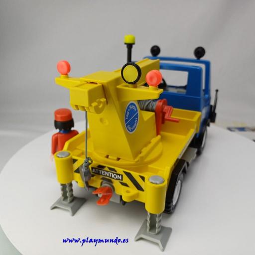 PLAYMOBIL 3453 CAMION GRUA SERVICIO TALLER (AÑO 1986 - 1992) [2]