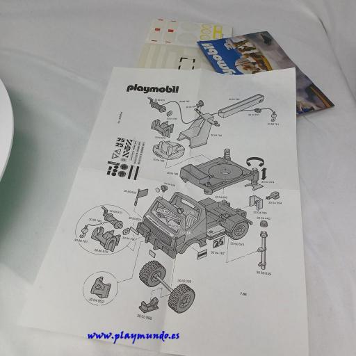 PLAYMOBIL 3453 CAMION GRUA SERVICIO TALLER (AÑO 1986 - 1992) [3]